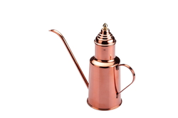 Parlak Bakır Yağdanlık