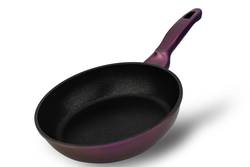 Ametist 26 cm Bakalit Kulp Bordo Döküm Tava